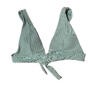 Becca by Rebecca Virtue Green Bikini Top Size Small